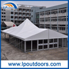  Outdoor High Peak Luxury Glass Wall Marquee Tent For Party Event