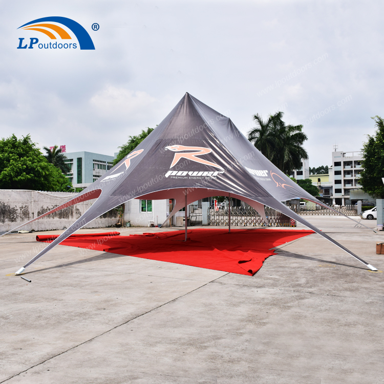Customized Advertising 16x21m Double Top Star Shade Tent For Event 