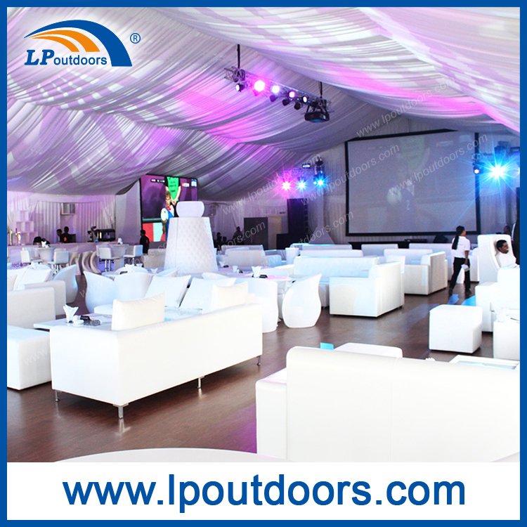Outdoor Clear PVC Luxury Party Tent with Lining for Wedding Event