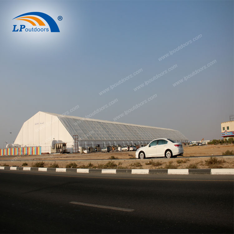 Luxury polygon tent temporary party building for Haji event