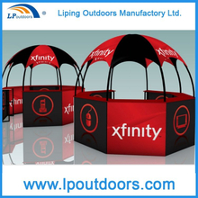 Portable Hexagonal Dome Kiosk Display Dome Tent for Different Events